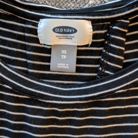 Open Back Striped Tank Top - Picture 2 of 4